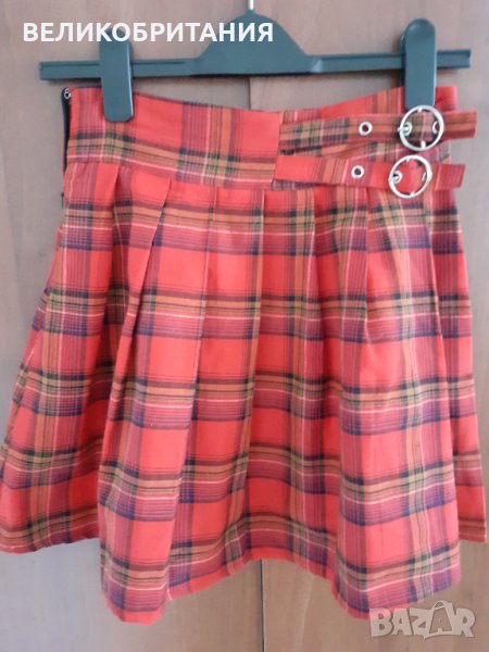 Дамска пола на фирма SHEIN...шотландско каре 1012, снимка 1