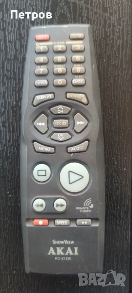 Дистанционно AKAI VHS , снимка 1