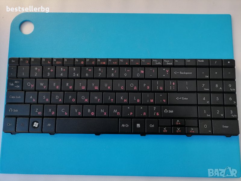  Клавиатура за GATEWAY EC54 EC58 Black Кирилизирана, снимка 1