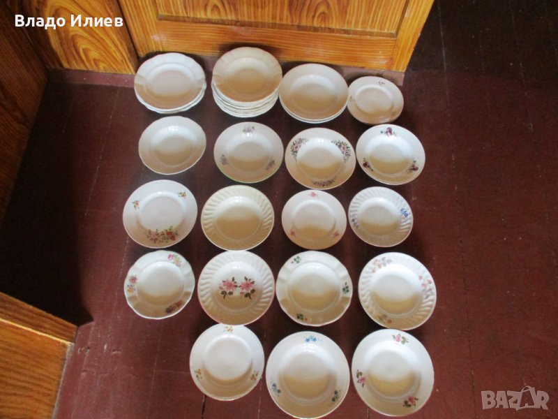 Чинии порцеланови различни видове в добро състояние, снимка 1