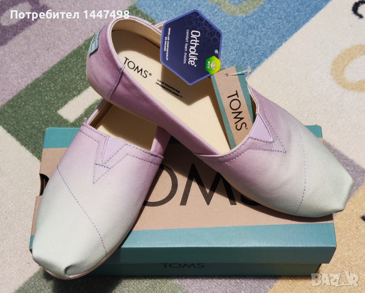 TOMS ALPARGATA - Lilac ombre canvas size 40 – Женски еспадрили TOMS, снимка 1