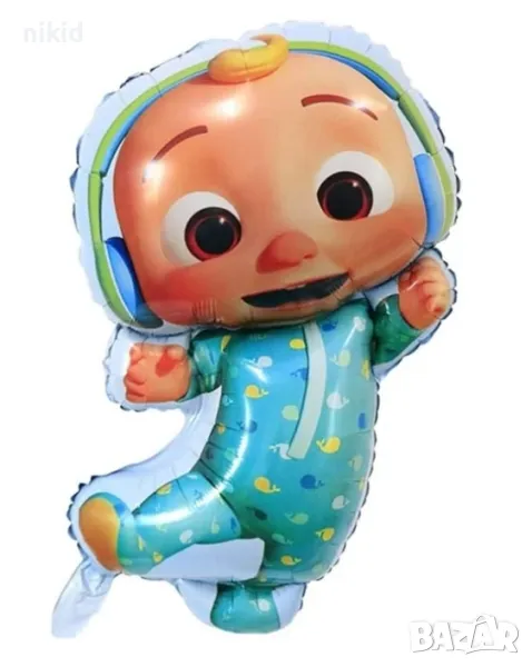 cocomelon КоКомелон Кокомелън цял ръст парти фолио фолиев балон хелий или въздух, снимка 1
