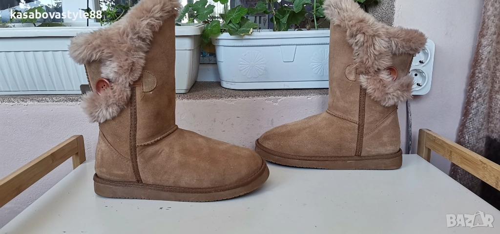 Ботуши от Естествен велур 38н., снимка 1