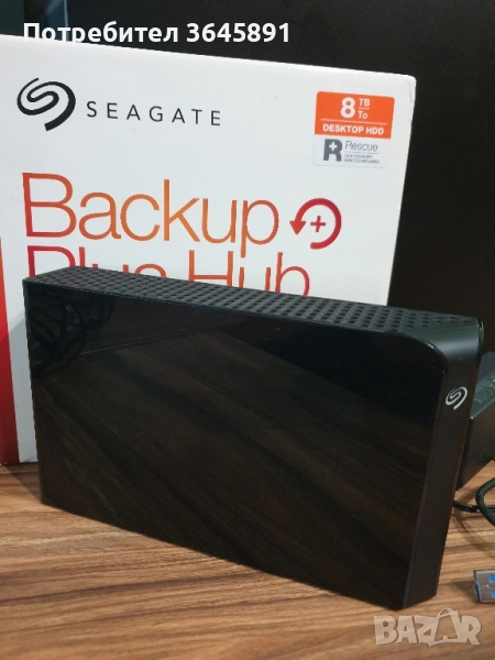 Външен хард диск Seagate Backup Plus Hub 8TB, снимка 1
