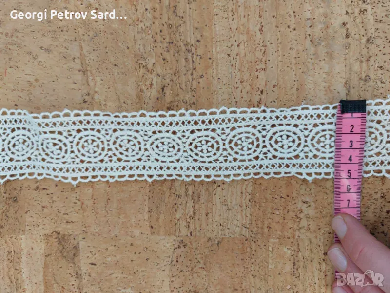Памучна дантела 5 см., снимка 1