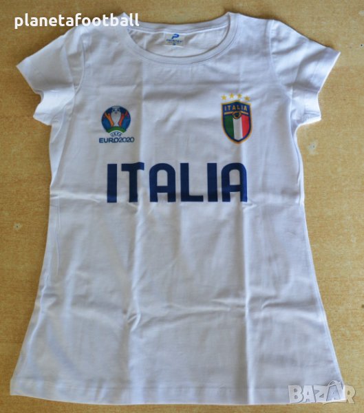ЕВРО 2020!Дамска тениска на Италия за EURO 2020!Дамски футболни фен тениски!ITALIA!, снимка 1