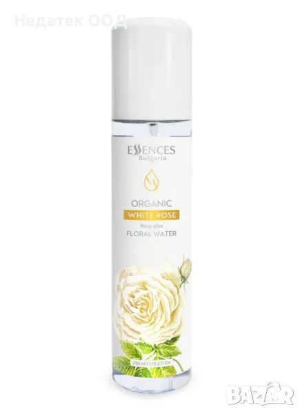 Био флорална вода Бяла роза – срещу бръчки, фини линии и петна, 250 мл., снимка 1