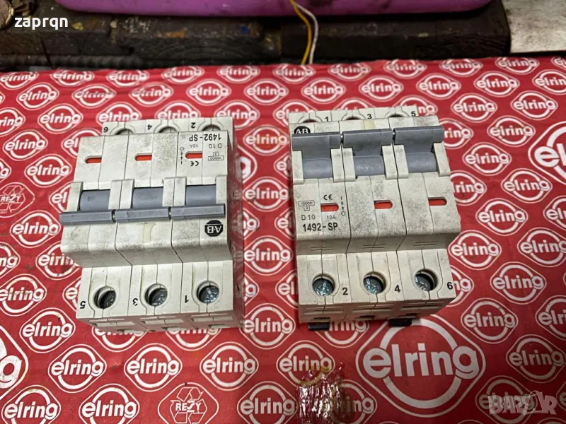 Автоматичени трифазени предпазители 10 А , снимка 1