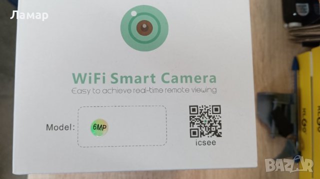Соларна безжична водоустойчива камера WI FI 6MP iCSee LED осветяване, снимка 4 - IP камери - 44050994