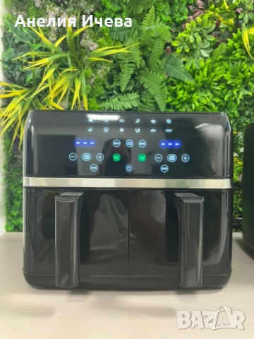 Двоен Air fryer T&G BEST COOKING 32847A0 - отделни LED дисплеи за всяка зона, снимка 2 - Фритюрници - 52030734