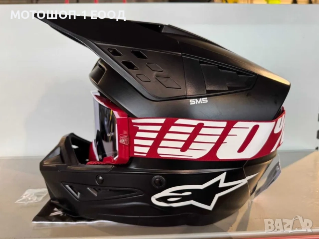 Нови Мотокрос Ендуро Очила 100% Armega DEEP RED Червени Крос Мото, снимка 4 - Аксесоари и консумативи - 46668628