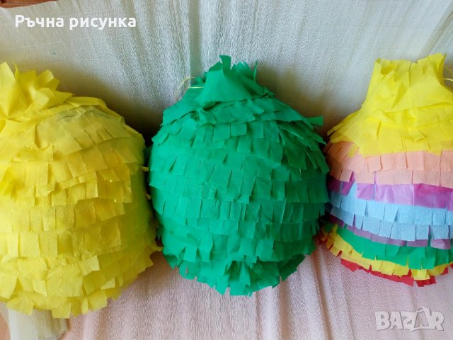 Голяма пинята ЛАБУБУ 115см обиколка+ подарък маска,конфети ,цена от 10лв ,готови+ украса по желание, снимка 2 - Декорация за дома - 33385429