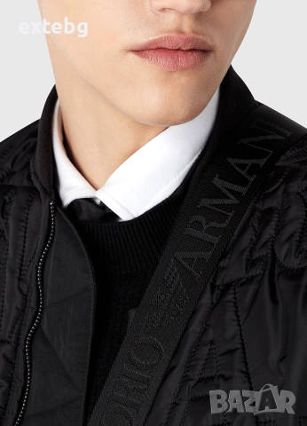 EMPORIO ARMANI оригинално бомбър яке разм.56, снимка 7 - Якета - 52542979