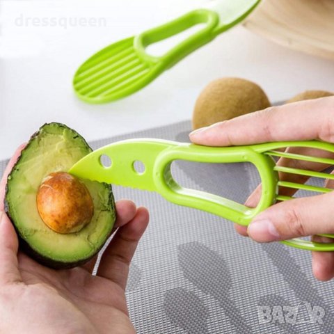 Нож за авокадо 3 в 1, снимка 6 - Аксесоари за кухня - 28488237