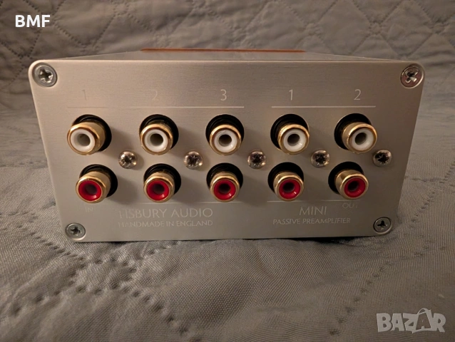 Нов Tisbury Audio пасивен предусилвател, снимка 2 - Ресийвъри, усилватели, смесителни пултове - 53193381