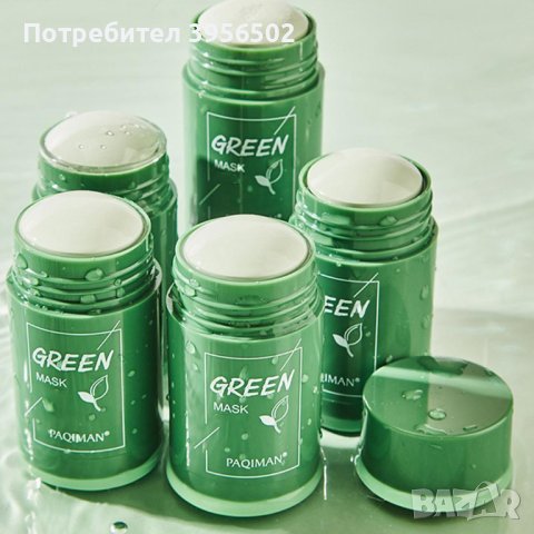 Маска почистване на лице със зелен чай под формата на стик, снимка 5 - Козметика за лице - 43908623