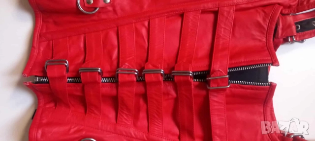 Кожен дамски оригинален готик корсет, снимка 2 - Корсети, бюстиета, топове - 51554593