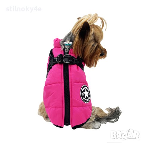 Зимно яке/елек за куче с нагръдник Зимни дрехи за кучета Зимна дреха за куче Кучешки зимни дрехи , снимка 7 - За кучета - 43938709