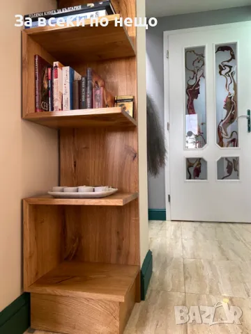 Ръчно изработена етажерка за книги,колекции или цветя, снимка 5 - Етажерки - 48730375