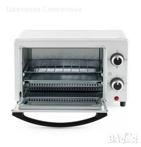 Малка готварска фурна TERMOMAX TXO08TQ, бял, снимка 3 - Печки, фурни - 51485357