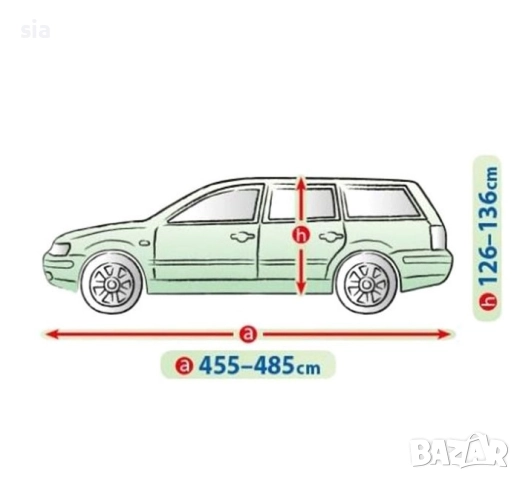 Покривало Kegel серия Mobile размер XL сиво за хечбек/комби, снимка 3 - Аксесоари и консумативи - 52533979