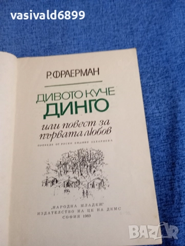 Фраерман - Дивото куче динго , снимка 4 - Художествена литература - 52953376
