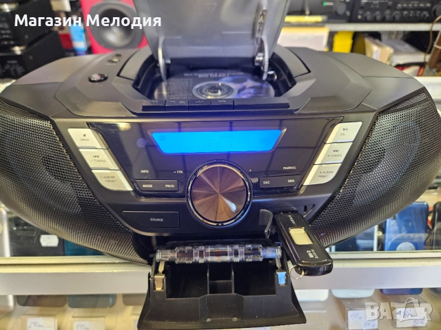 Радиокасетофон Philips AZB798T/12 Има радио, диск, usb, bluetooth, aux, mp3. В перфектно състояние, , снимка 2 - Радиокасетофони, транзистори - 48846631