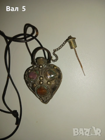 Стар флакон , шише , мускал за парфюм , благовония, снимка 3 - Антикварни и старинни предмети - 53510728