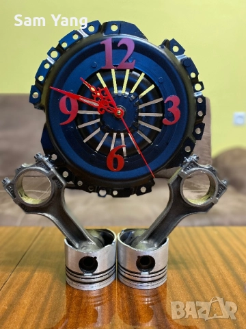 Часовник ръчна изработка, снимка 2 - Декорация за дома - 52363794