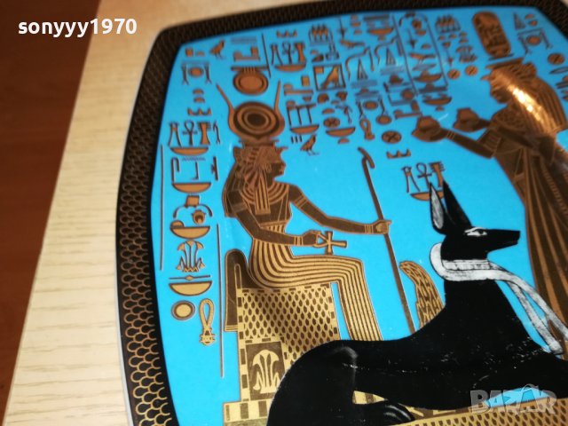 FATHI MAHMOUT MADE IN EGYPT-2-ЧИНИЯ 21СМ-0403231929, снимка 3 - Антикварни и старинни предмети - 39885743