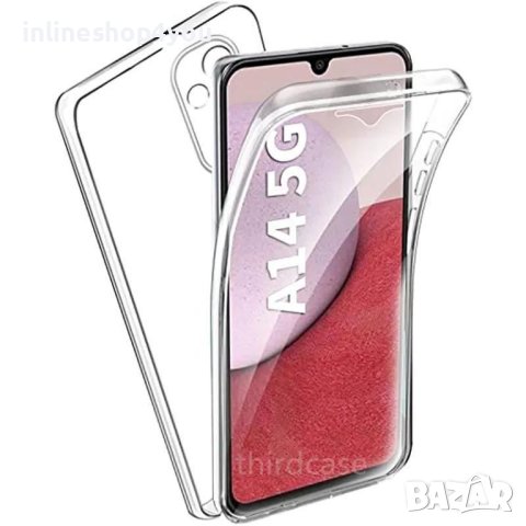 Прозрачен 360° Градуса Кейс Samsung Galaxy A14 4G 5G | A34 | A54, снимка 3 - Калъфи, кейсове - 40515140