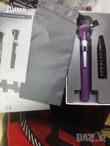 Отоскоп Scian за уши със светлина, детектор за ушни инфекции, джобен инструмент за проверка на ушите, снимка 2 - Медицинска апаратура - 52301545