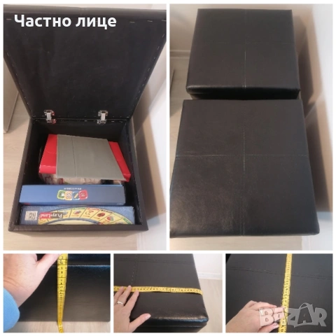 Като нови кожени табуретки, налични 2 бр. 