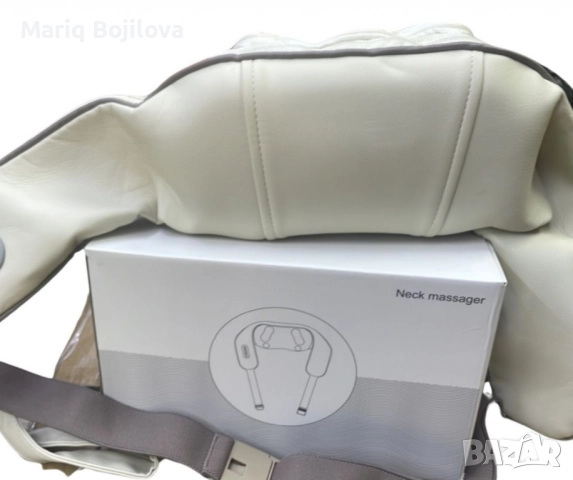 Акумулаторен масажор с топлина за врат,гръб,рамена,крака,за мускулна релаксация, снимка 2 - Масажори - 48421861