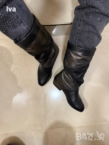 Дамски ботуши естествена кожа 39 номер кафеви, снимка 7 - Дамски ботуши - 49325746