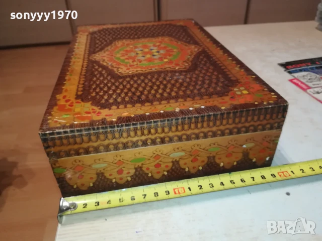КРАСИВА ДЪРВЕНА КУТИЯ 30СМ 0306251009, снимка 13 - Други ценни предмети - 50530381