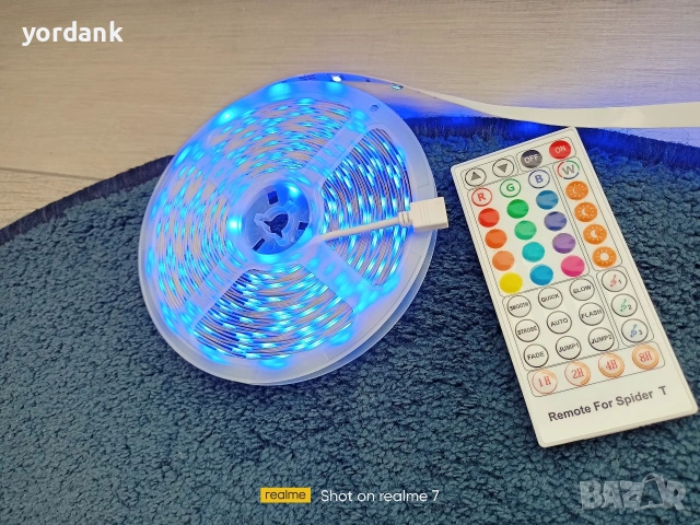 Maxcio WiFi RGB LED лента 10 метра комплект, снимка 5 - Лед осветление - 53562152