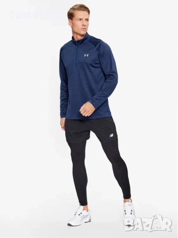 €51,13 Under Armour 1/4 Zip блуза – XL – Loose – синя – без забележки, снимка 7 - Блузи - 53001761