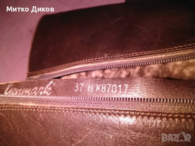 Gewmark Hamburg sole m. Italy естествена кожа маркови ботуши №37 отлични с подплата ток-45мм Н-420мм, снимка 3 - Дамски ботуши - 43525313