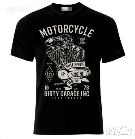 Тениска Моторджийска Мото Мотокрос Ендуро Моторист Мотоциклетизъм Мотор Рокер Moto Motorcycle, снимка 1