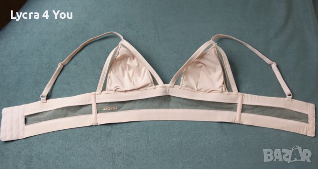 Undiz 75B дамски сутиен или бюстие с прозиращи елементи, снимка 5 - Бельо - 43527117