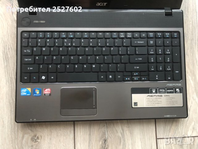 Acer Aspire 5741G - ntel Core i3, снимка 3 - Лаптопи за игри - 44089252