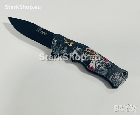  Дизайнерски сгъваем нож Boker B048, снимка 1 - Ножове - 38417308