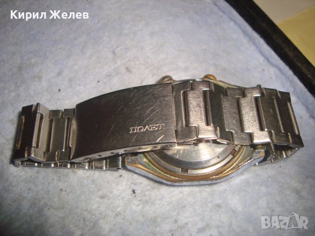 ПОЛЕТ 18 КАМЪКА - СТАР РЯДЪК КОЛЕКЦИОНЕРСКИ МОДЕЛ РУСКИ МЪЖКИ ЧАСОВНИК СССР 25106, снимка 4 - Антикварни и старинни предмети - 36744465