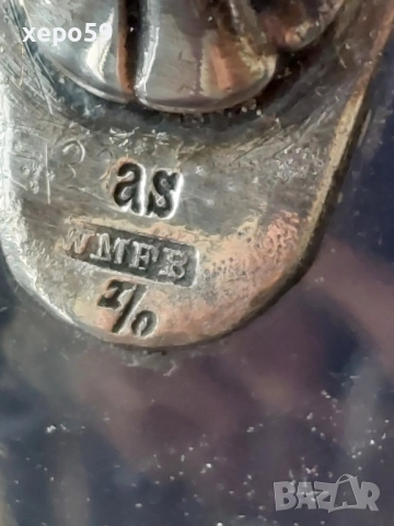 WMF-кана за вино,кристал и посребрен метал 1900г.вместимост 1200мл., 600 лв, снимка 5 - Аксесоари за кухня - 52273013