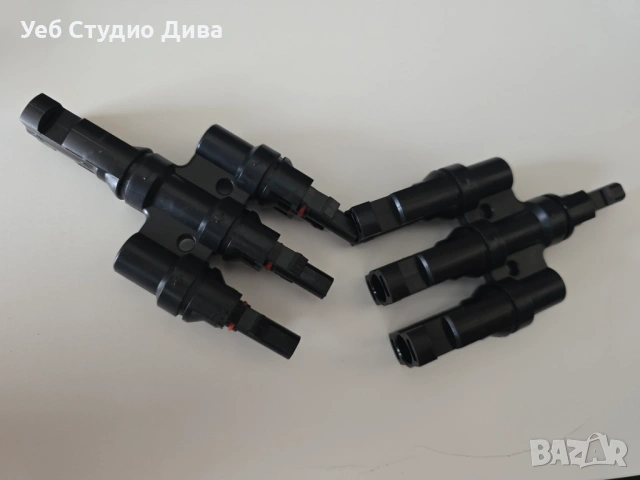 Комплект PV соларен конектор Т2, T3, T4 съвместим Mc4, 1-2, 1-3, 1-4, снимка 10 - Други машини и части - 53465888