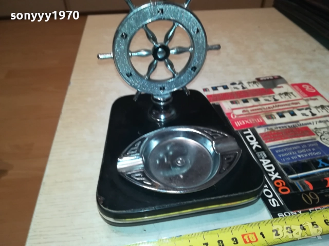 ПЕПЕЛНИК С КОРАБЕН РУЛ-КАПИТАНСКИ 0709251051, снимка 3 - Други ценни предмети - 51631003