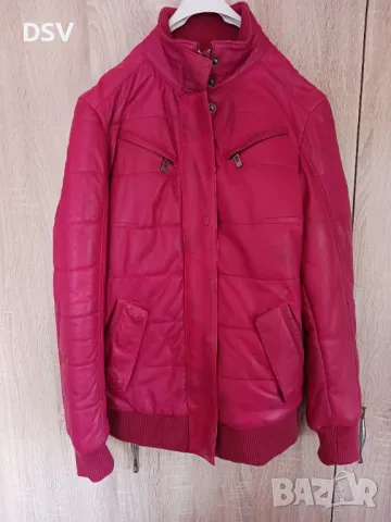 Дамско яке естествена кожа