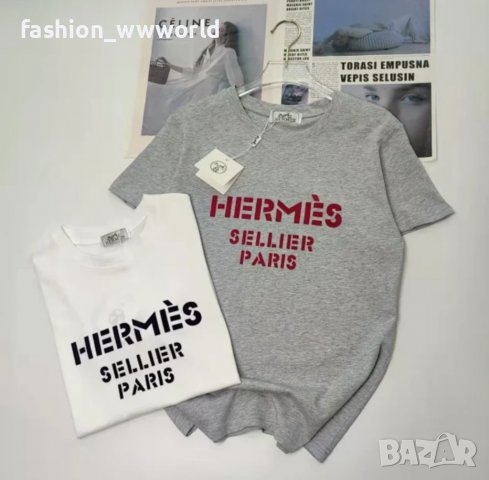 дамска тениска HERMES - реплика, снимка 3 - Тениски - 36808921