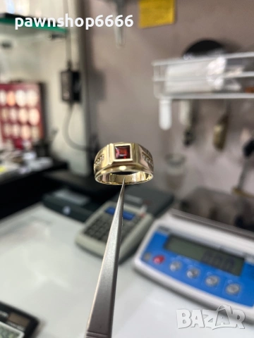 Златен пръстен 14 карата 6,14 грама , снимка 7 - Пръстени - 53589374